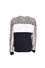 Fila Sweat com estampado animal na parte de cima, Amina