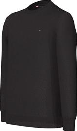 Tommy Hilfiger Camisola com gola redonda em algodão bio e seda