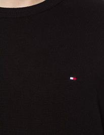 Tommy Hilfiger Camisola com gola redonda em algodão bio e seda