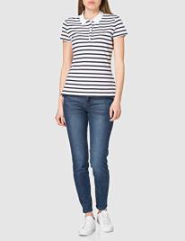 Tommy Hilfiger Polo às riscas de mangas curtas