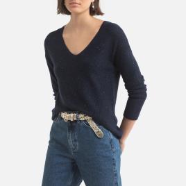 Only Camisola em malha fina, decote em V