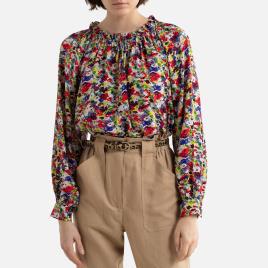 Suncoo Blusa estampada de mangas compridas, LYSIANE