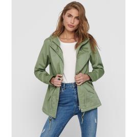 Only Parka com capuz e fecho