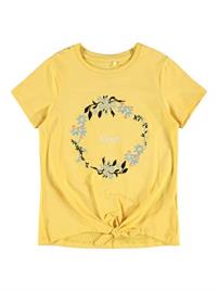 Name It T-shirt de mangas curtas, com nó, 7-14 anos