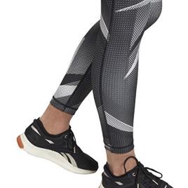Reebok Sport Leggings com cintura meio-subida, estampadas