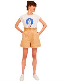 Compania Fantastica T-shirt de gola redonda, com motivo
