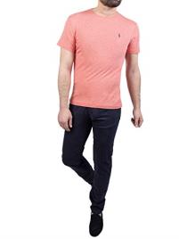 Polo Ralph Lauren T-shirt de gola redonda, em jersey de algodão