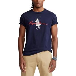 Polo Ralph Lauren T-shirt de gola redonda