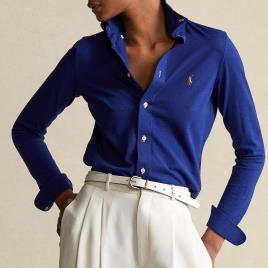 Polo Ralph Lauren Camisa clássica, mangas compridas