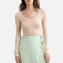 American Vintage Camisola com gola redonda e mangas compridas, MASSACHUSETTS