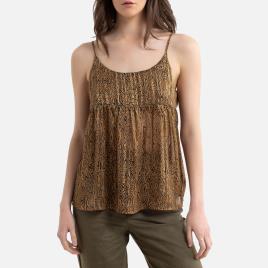 Ikks Top de alças finas, estampado