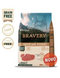 Bravery Iberian Pork Adult Med/large 4 Kg - Ração Seca Para Cães