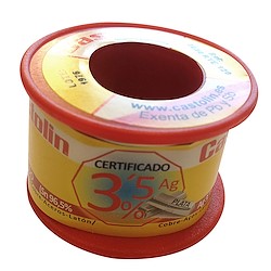Bobine de estanho CASTOLIN PRATA 100G
