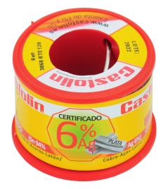 Bobine de estanho CASTOLIN PRATA 100G