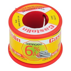 Bobine de estanho CASTOLIN PRATA 100G