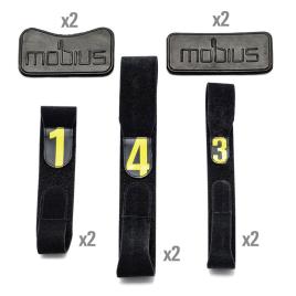 Mobius X8 Knee Brace Strap Replacement Kit Preto M