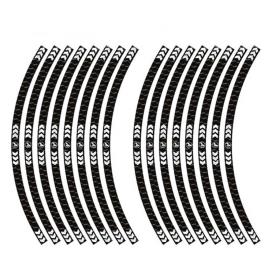 Algis Texture Arrows Fork Guard Stickers Preto