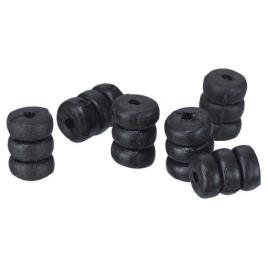 Alhonga Anti-vibration Balls 200 Units Preto