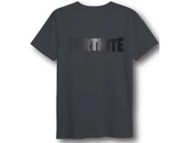 T-Shirt FORTNITE Logo Cinzento Escuro L