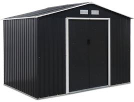 Galpão Metálico de Jardim (Cinzento Antracite - 5,39m²)