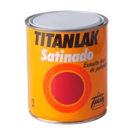 ESMALTE LACA POLIURETANO TITANLAK ACETINADO BRANCO 750ml TITAN 11140034 - TITAN