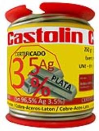 Bobine de estanho CASTOLIN PRATA 250G