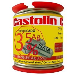 Bobine de estanho CASTOLIN PRATA 250G