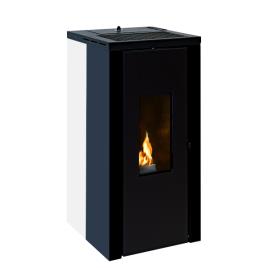 Salamandra a pellet fireplus pro 10 kw branca