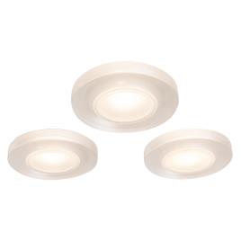 3 encastraveis led 7,5 w redondo