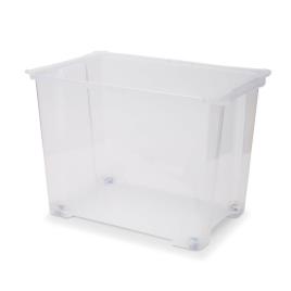 Caixa transparente kaze 63l