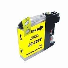 Tinteiro Brother Compatível LC123 XL Amarelo (V3)