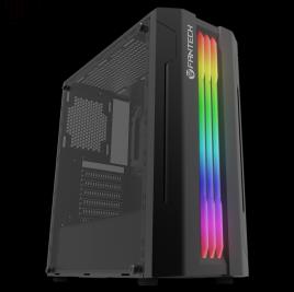 Caixa ATX Fantech Strike CG72 RGB Preta