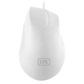 Rato Óptico  m:cleanmouse Silicone 1000DPI Branco