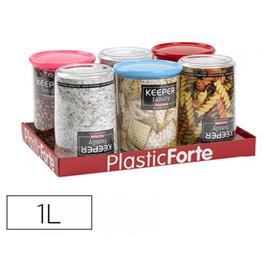 Caixa Plástica C/ Tampa Multiusos Sortido 1L 3UN