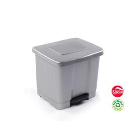 Contentor C/pedal 35 Litros Prata