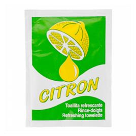 Toalhitas Refrescantes Limao 6X8CM CX 500UN