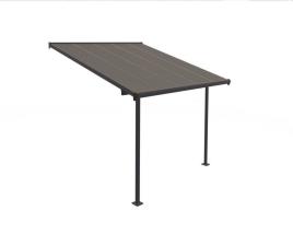 Palram - Canopia | Cobertura para Terraço Capri de Policarbonato Cinza 2.94x7.30