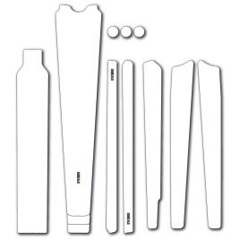 Dyedbro Clear Gravel Frame Guard Stickers