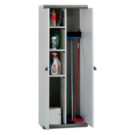 Gardiun Tavira 2 Doors 3 Shelves Resin Cabinet Branco 62.5 x 39 x 169 cm