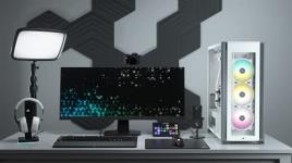 CORSAIR - CAIXA ATX SEMITORRE iCUE 7000X CRISTAL TEMPERADO BRANCA