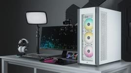 CORSAIR - CAIXA ATX SEMITORRE iCUE 7000X CRISTAL TEMPERADO BRANCA