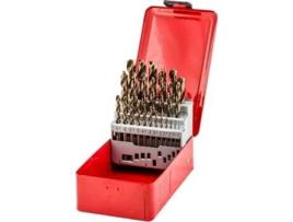 PACK 25 BROCAS METAL HSS-Co DIN338 1-13  543330 