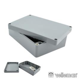 CAIXA ESTANQUE ABS CINZA ESCURO 222x146x75MM