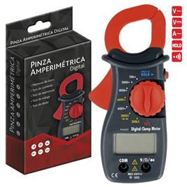 PINÇA AMPERIMÉTRICA DIGITAL AC/DC 600V