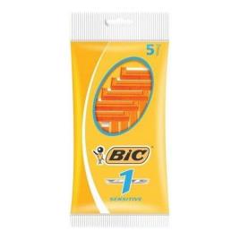 Máquina de Barbear Manual Bic Sensitive 1 (5 uds)