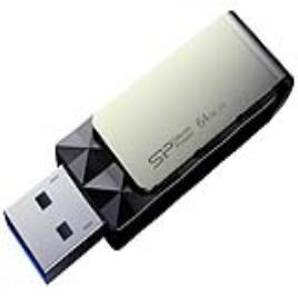 Memória USB Silicon Power Blaze B30 64 GB Preto