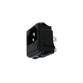 Ficha Iec Macho 3 Pinos Com Fusivel Painel