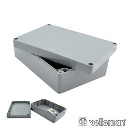 Caixa Estanque Abs Cinza Escuro 160x160x60mm
