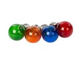 Pack 4x Lâmpadas de Filamento LED E27 A60 4,5W c/ Vidro Colorido - HQPOWER