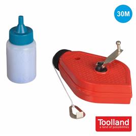 Fio P/ Traçar 30m C/ Enrolador E Pó 